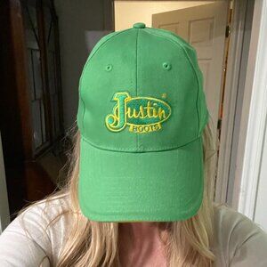 Justin Boots Hat in John Deere Green